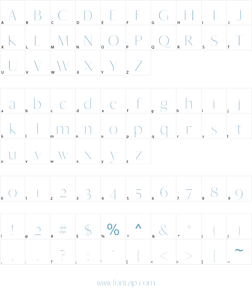 Yadon Font Character
